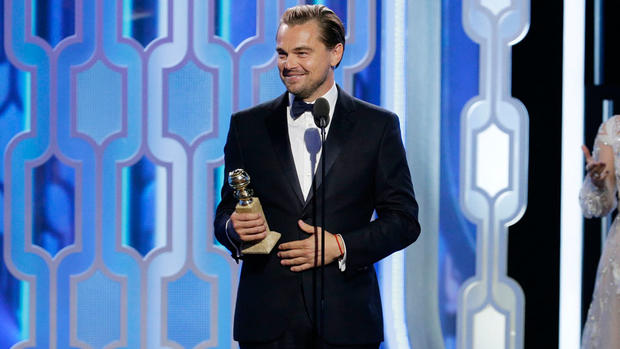 Golden Globe Awards - Leonardo DiCaprio, Best Actor - Motion Picture, Drama for "The Revenant" 