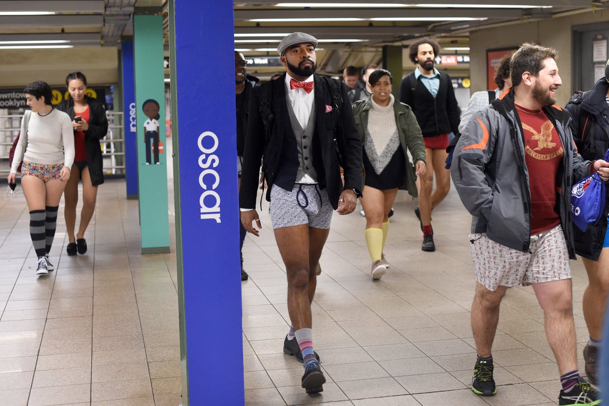 No Pants Subway Ride 2016: Legs bared around the world