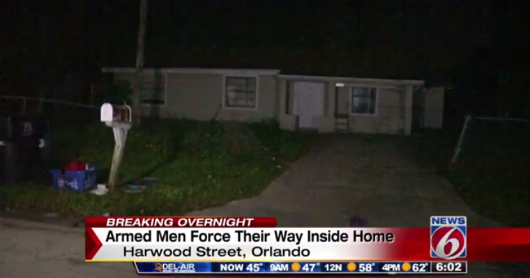 Police Armed burglars enter Orlando, Florida home, leave emptyhanded