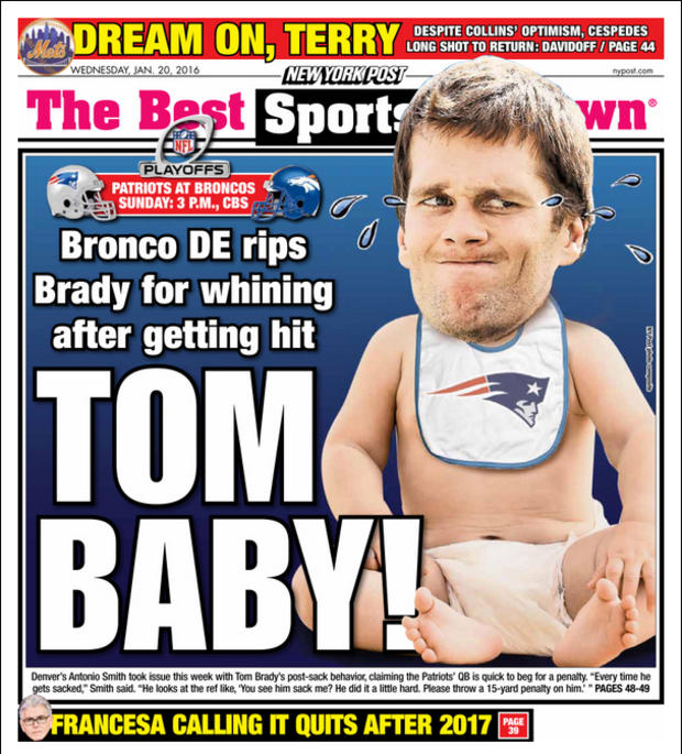 New York Post Back Page 