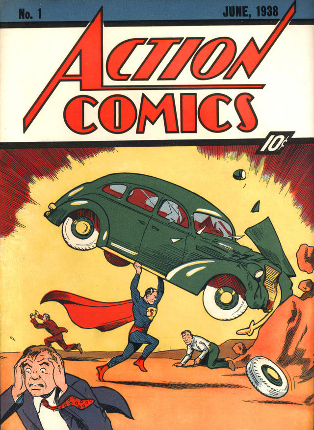 The birth of comic book superheroes