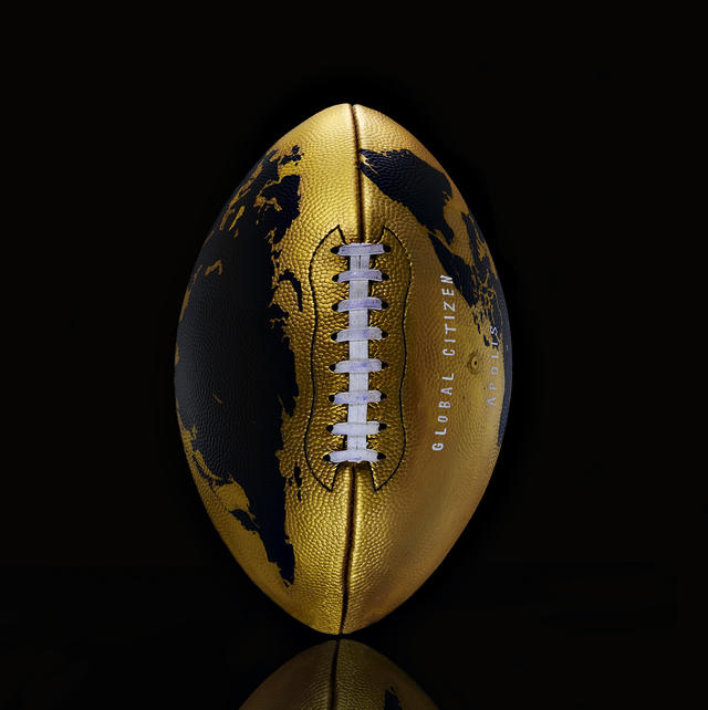 50 glam designer footballs for Super Bowl 50