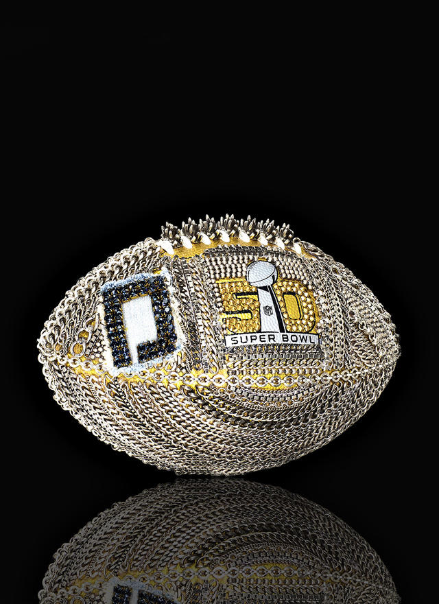 NFL's Designer Bespoke Footballs Celebrate Super Bowl 50