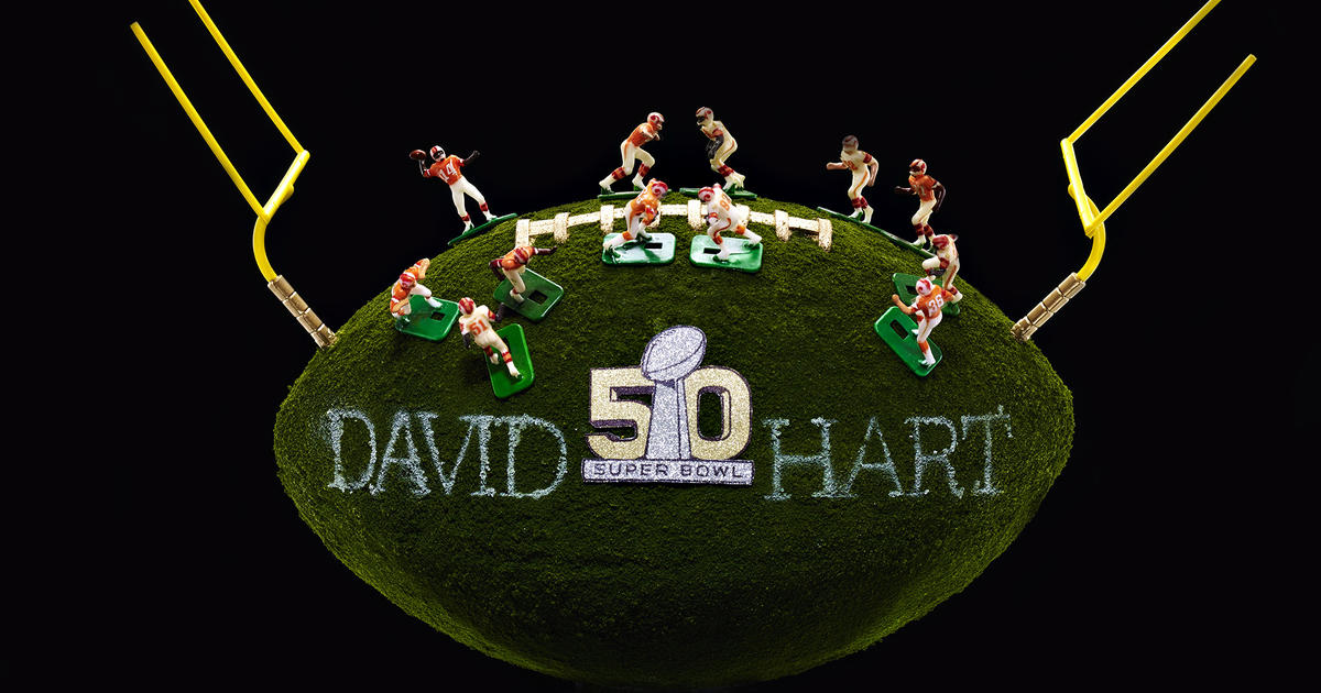 50 glam designer footballs for Super Bowl 50