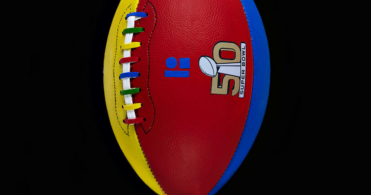 50 glam designer footballs for Super Bowl 50