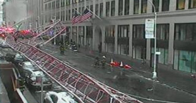 Crane collapses in New York City; At least 1 dead CBS News