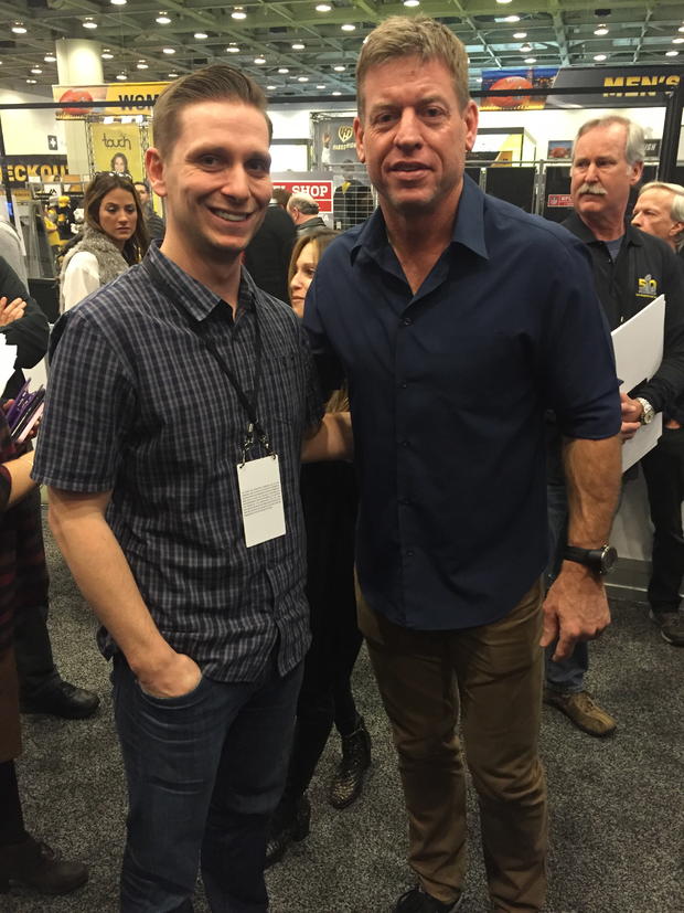 Deuce and Troy Aikman 