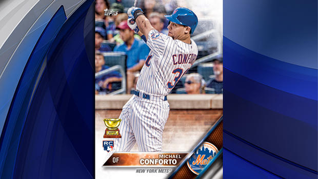 Michael Conforto Topps baseball card 