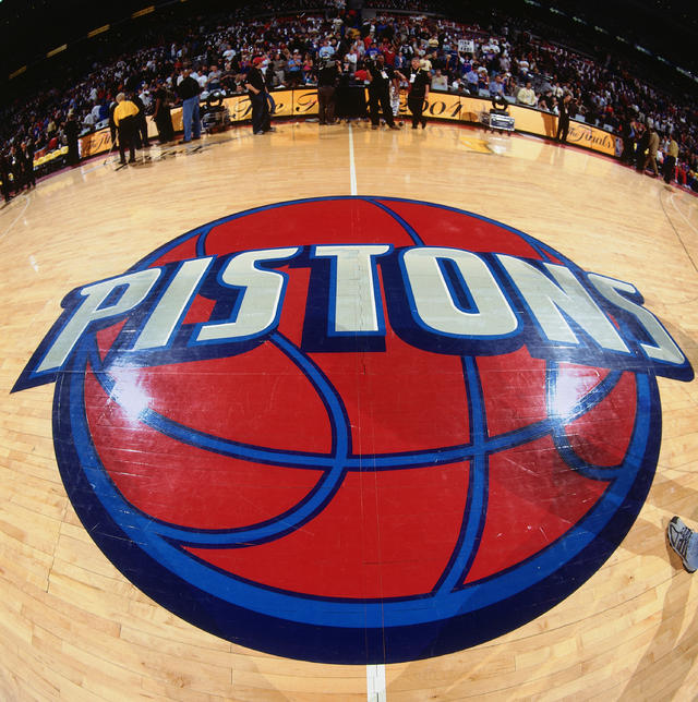 What the Detroit Pistons' court will look like with the new logo