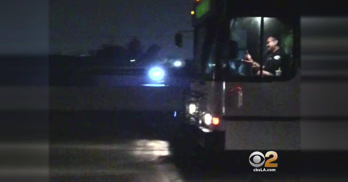 Bus Driver Caught Holding Cellphone While Driving I F Ed Up Cbs Los Angeles