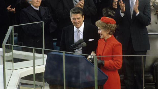 Ronald Reagan, Nancy Reagan 1981 Inauguration Ceremony 