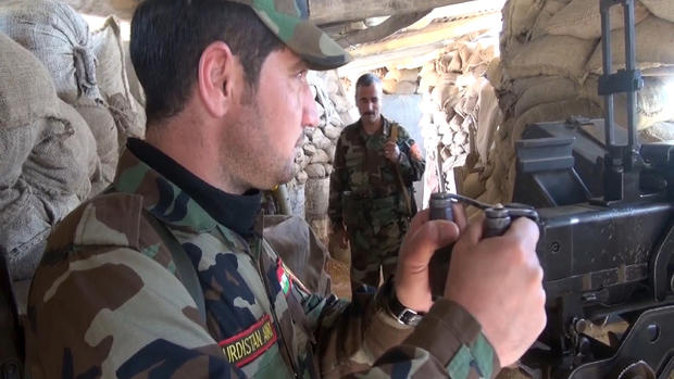 Peshmerga fighters of Iraq 