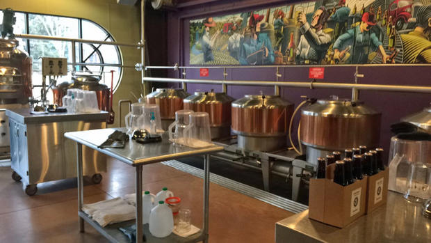 Brewing Stations At Vine Park Brewing Co. 