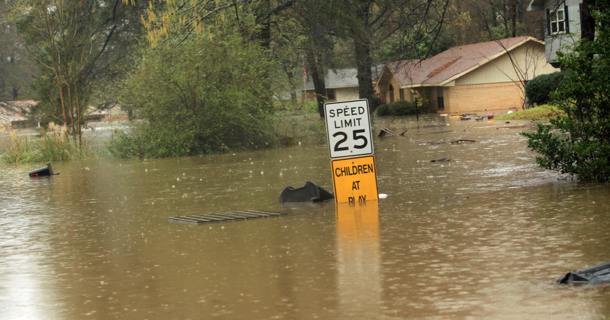 Heavy storms trigger severe flooding in Louisiana - CBS News