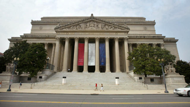 The National Archives building is seen July 22, 2004, in Washington, D.C. 