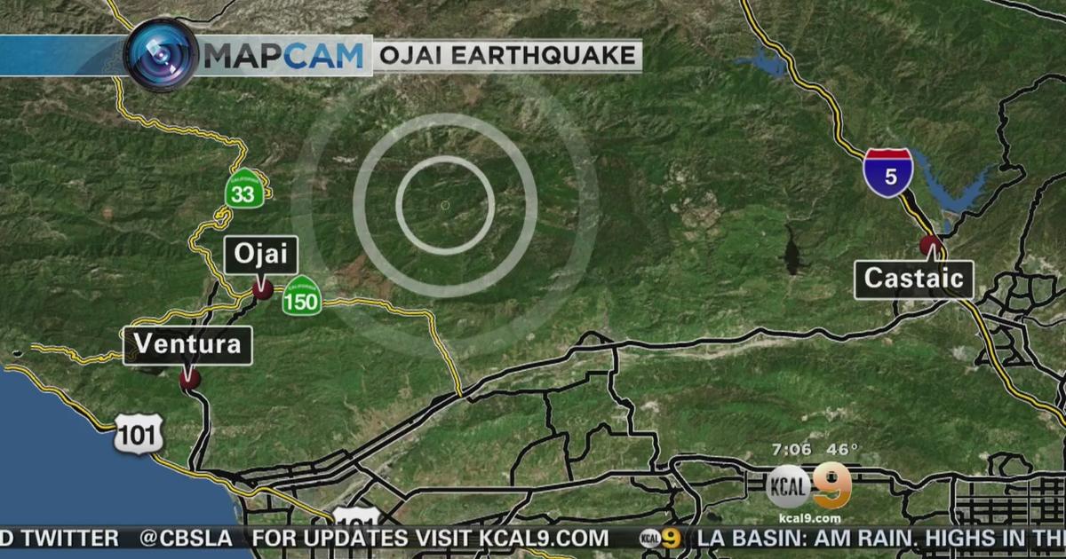 Magnitude 4.2 Earthquake Strikes Near Ojai CBS Los Angeles