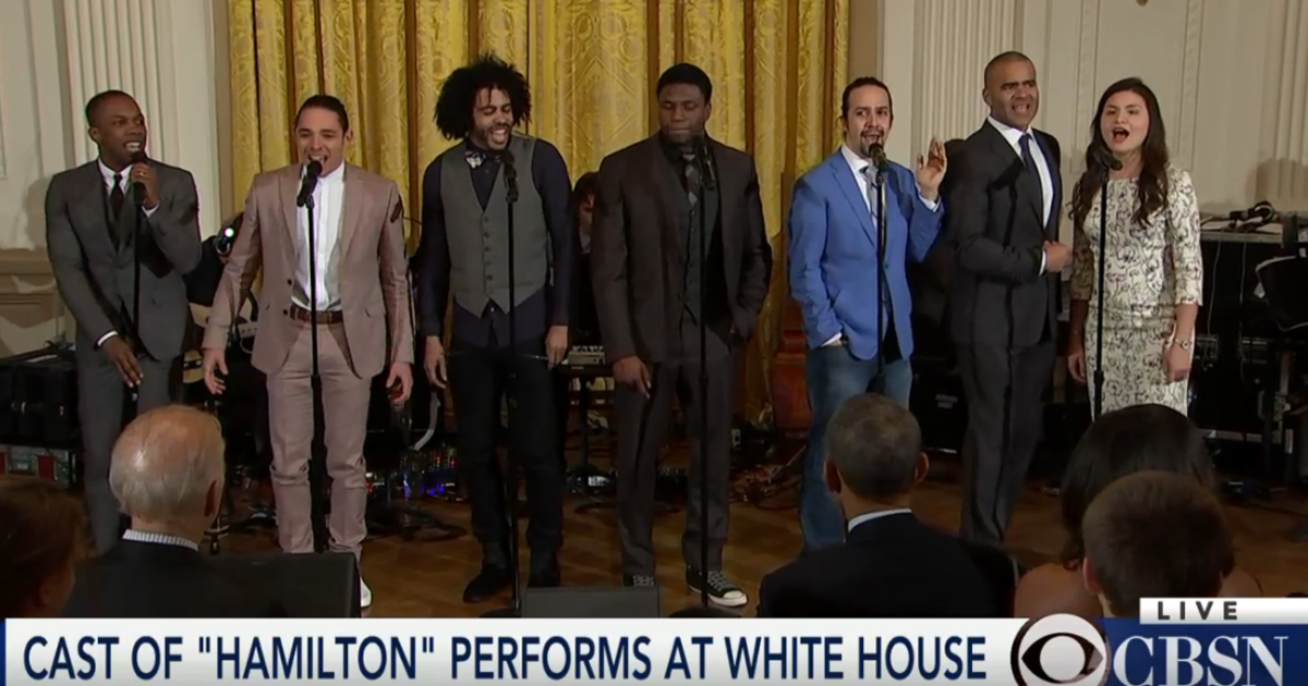 Cast of hamilton at the white house new arrivals