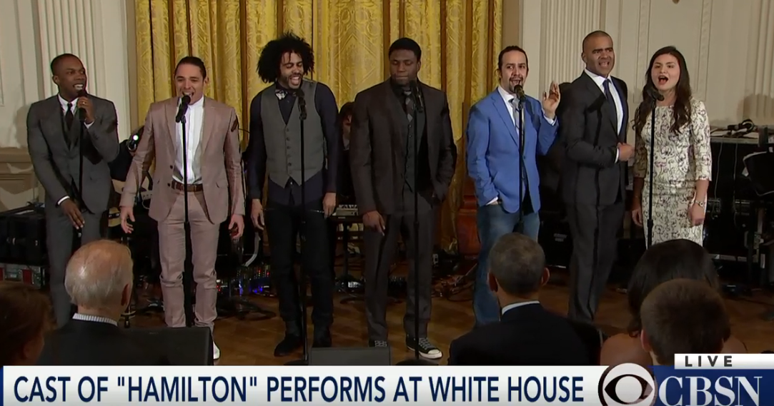 One last time hamilton at the white discount house