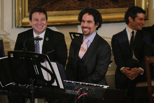 Michelle Obama Hosts Cast Of Broadway's "Hamilton" At The White House 