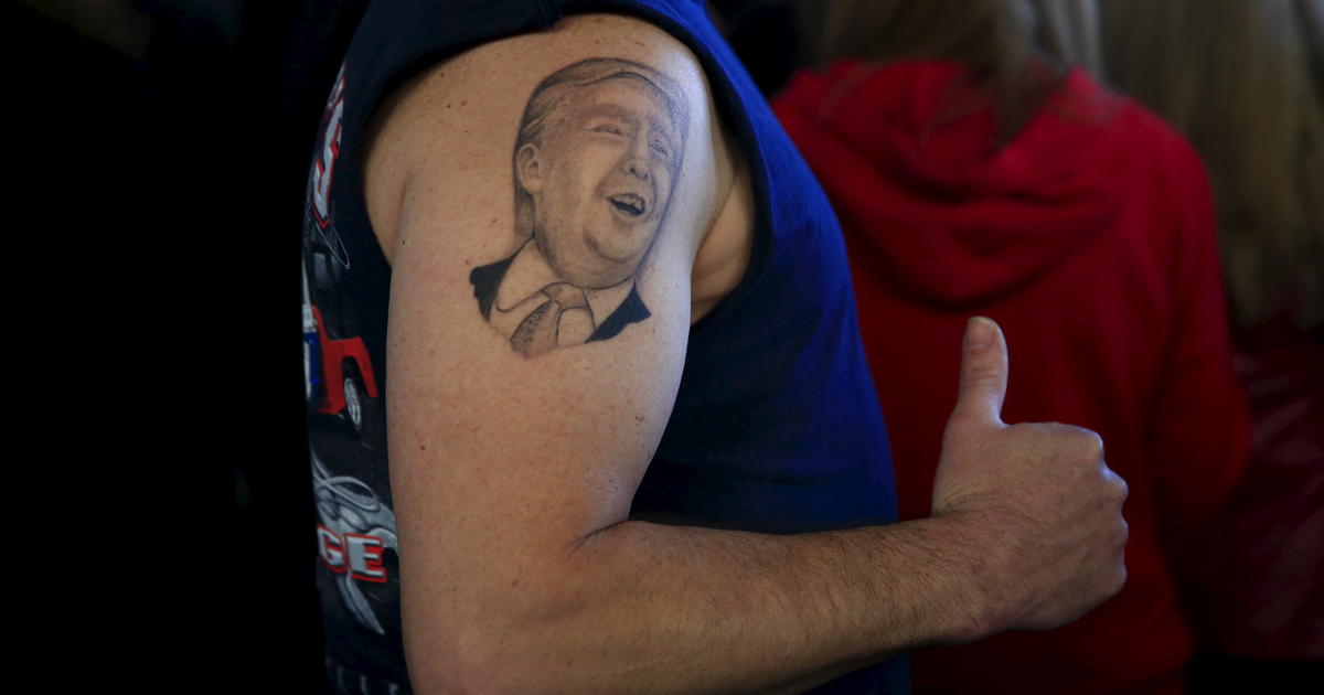 Ohio man has Donald Trump tattooed on his arm - CBS News
