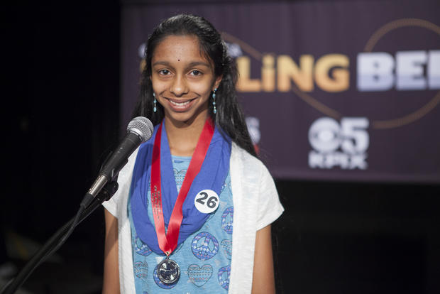 26 - Meera Suresh, Warren E Hyde Middle School - 2016 CBS Bay Area Spelling Bee 
