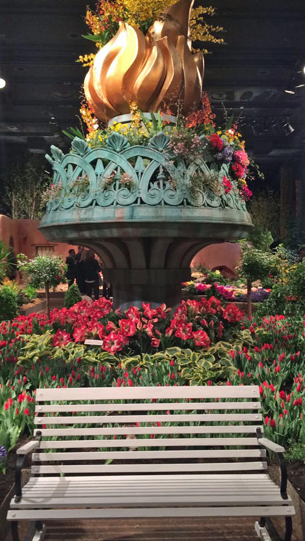Torch At The 2016 Macy's Flower Show 