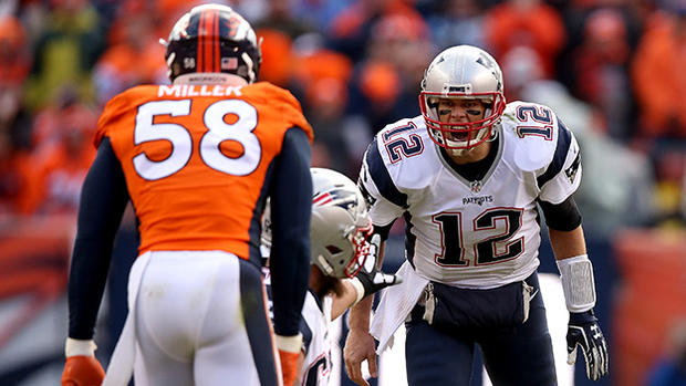 Tom Brady vs. Von Miller - AFC Championship - New England Patriots v Denver Broncos 