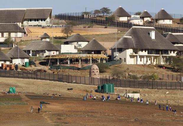 A general view of the Nkandla home of South Africa's President Jacob Zuma 