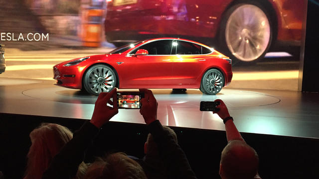 Tesla hits a snag with Model 3 production - CBS News