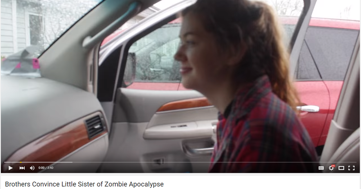 Brothers Convince Sister Of Zombie Apocalypse After Her Dental Surgery Cbs Los Angeles