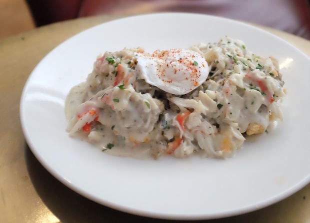 King Crab Biscuits and Gravy - Baltaire 