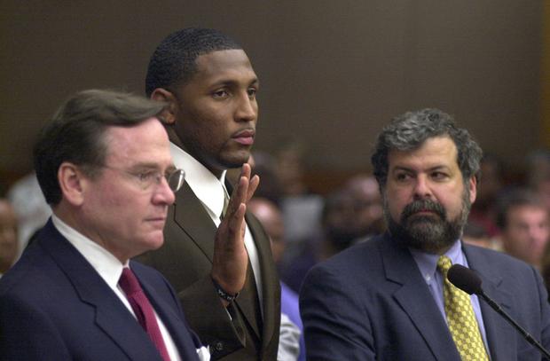 Ray Lewis Murder Trial - Defense attorney Ed Garland (L), Baltimore Ravens 