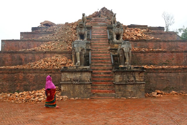 The Nepal quake: Then and now