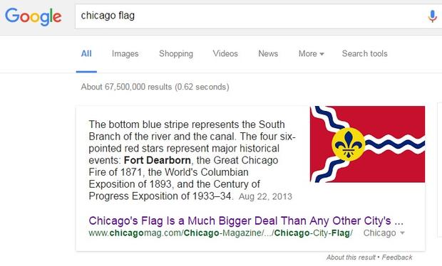 Chicago Flag Google 