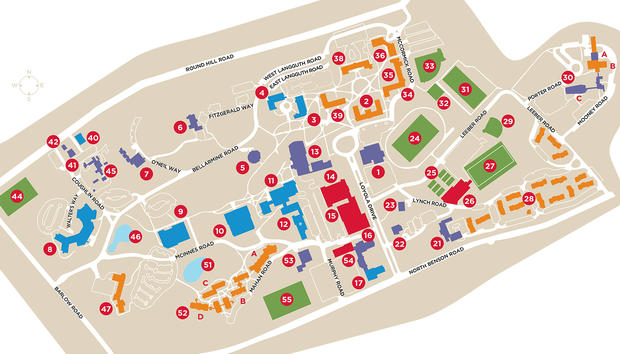 Fairfield University campus map 