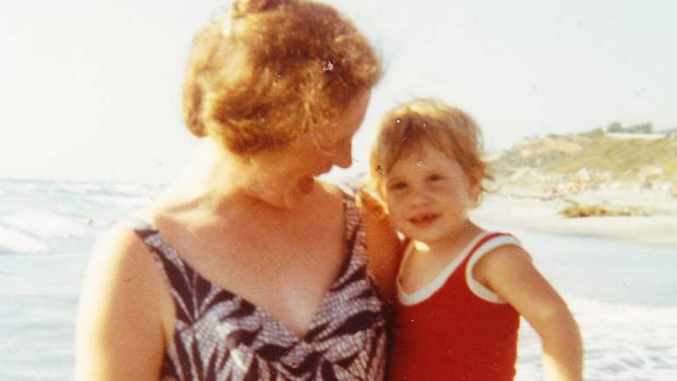 Penny and Claire Hough at Torrey Pines Beach