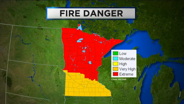 Fire Danger Map 