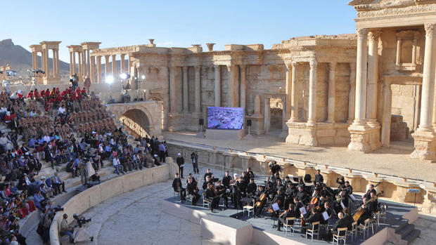 The destruction of Palmyra by ISIS 