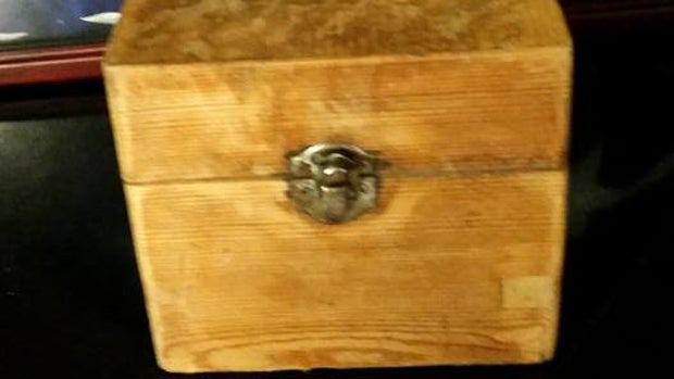 A power line crew ​turned over a box of human ashes to the Florala Police Department in southern Alabama. 