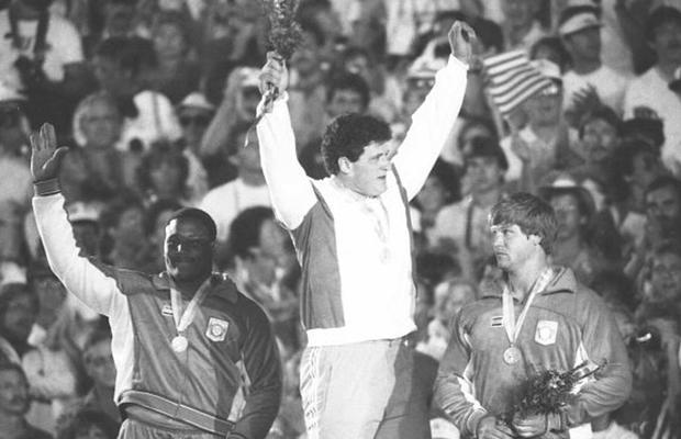 Dave Laut wins bronze at 1984 Games 