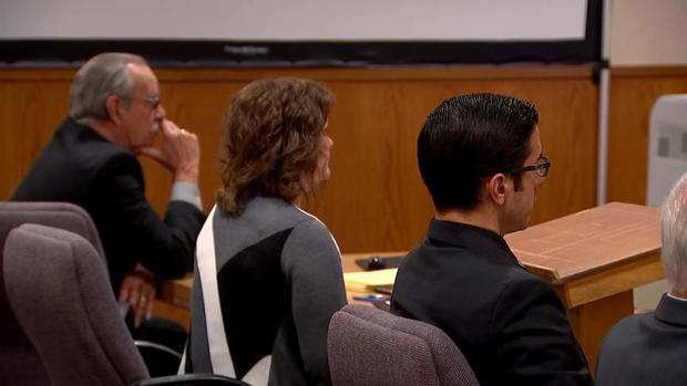 Janer Laut during her trial 