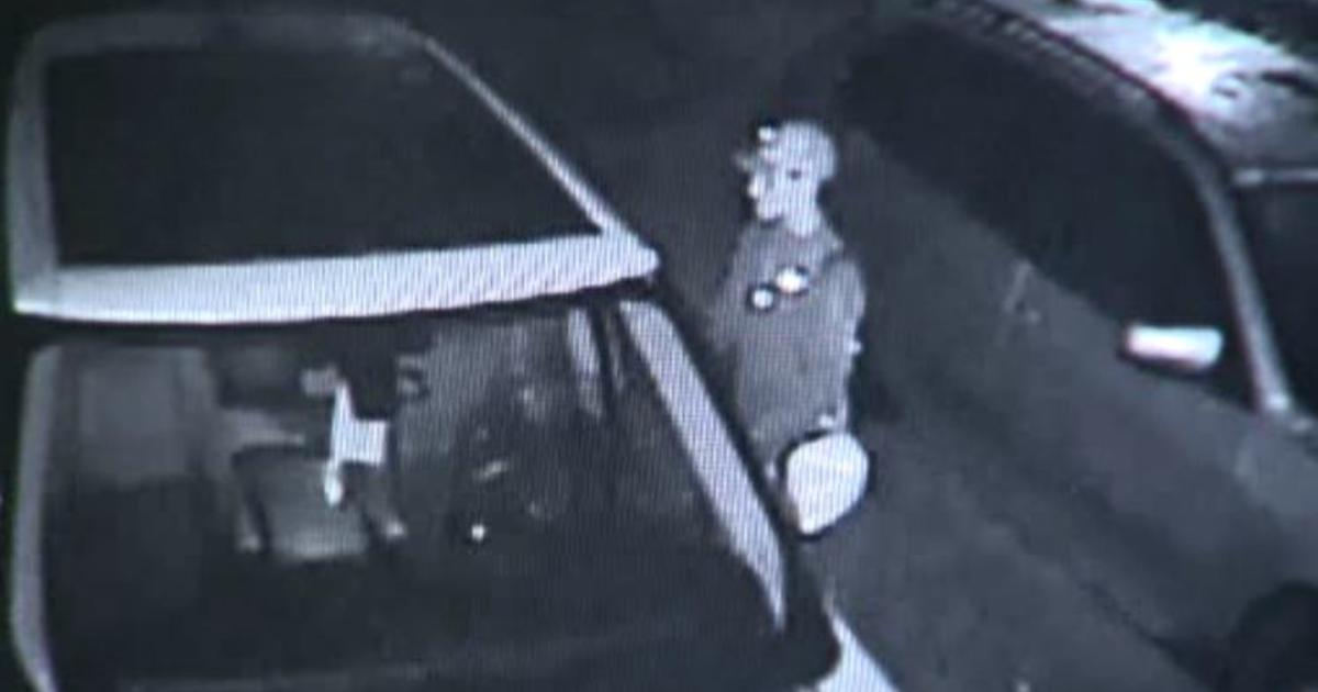 Exclusive Surveillance Tape Shows Serial Car Burglar Wanted By Police