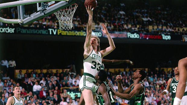 Larry Bird - Milwaukee Bucks vs. Boston Celtics 