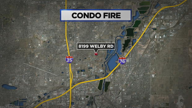 Condo Fire Welby Rd MAP 