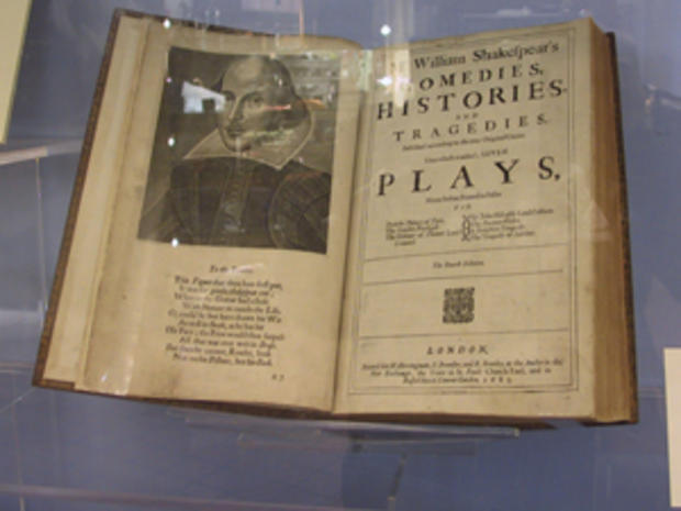 William Shakespeare\'s Fourth Folio (credit: Randy Yagi) 