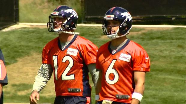 Paxton Lynch and Mark Sanchez 