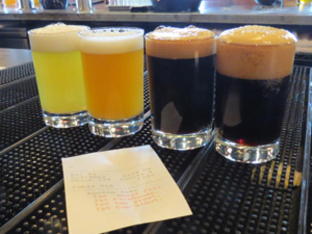 Pilsner and Stout Beers (credit: Randy Yagi) 