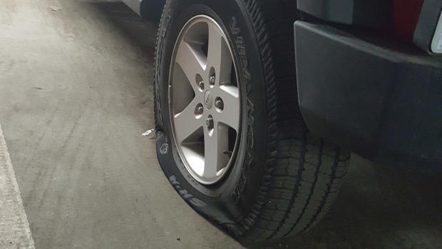 slashed tire for melissa 
