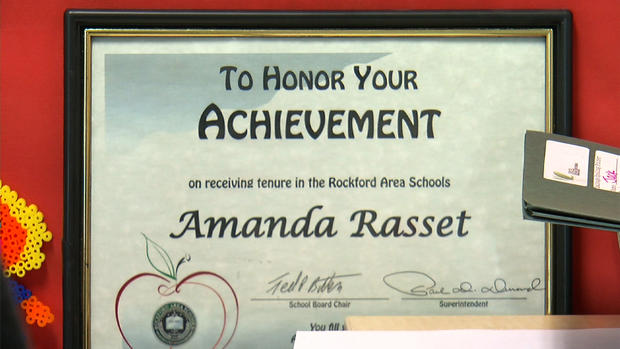 Amanda Rasset tenue certificate 
