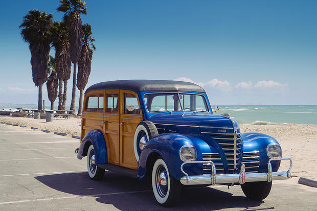 39 Plymouth Woodie San Clemente Annual Classic Car Show 